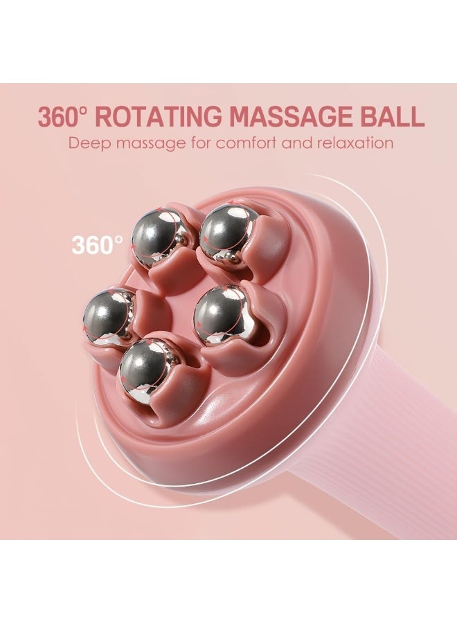 360° Roller Handheld Massager for Muscle Pain Relief and Swelling Reduction - Portable Massager for Body, Neck, Back, and Legs - Ergonomic Design Compatible with Essential Oils - Image 5